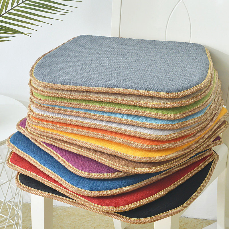 Cotton cushion chair cushion breathable office sedentary home dining chair mat butt mat mat mat custom