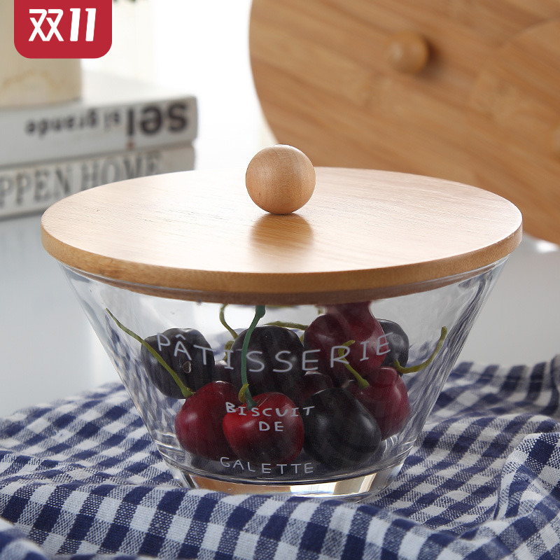 Bamboo lid Bowl lid Bamboo round ceramic bowl Suitable for wooden pots Glass Mug lid Water cup lid Heat resistant