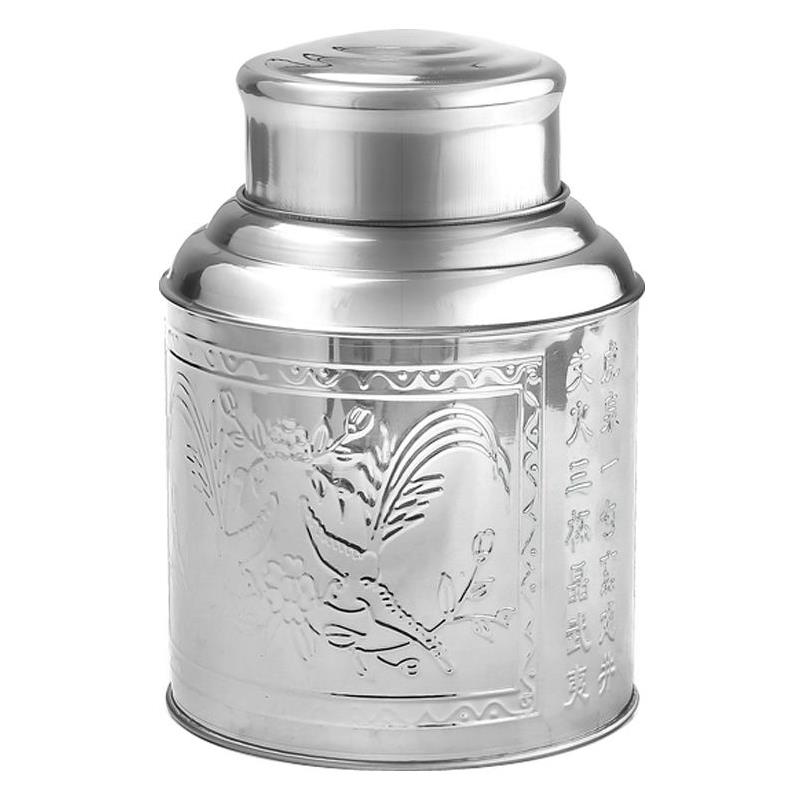 Stainless Steel Tea Can Portable 410 Stainless Steel Storage Small Mini Travel Large Household Thickened L