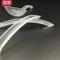 Disposable big soup spoon plastic hot pot soup 8 public spoon independent packaging long handle spoon large spoon sale w