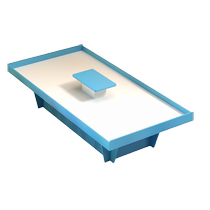 Building block table commercial childrens playground large space toy sand table playground sand and mud table large size shopping mall handmade table