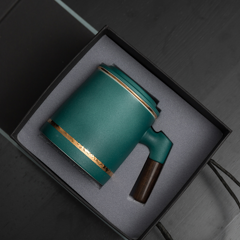 Nordic Ins Wind Cup Ceramic Tea Cup Personal Special Tea Water Separation Filter Tea Cup Office Mark Cup-Taobao