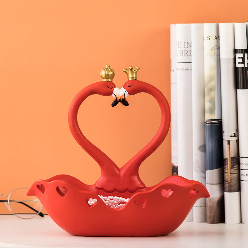 Creative Nordic Wind Flak Bird Key Containing Box Genguan Entrance Door Shoe Cabinet Decorated Living Room Wedding Gift Pendulum-Taobao