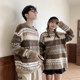 Couples' autumn clothes 2023 new loose lazy wind all-match pullover sweater men's ins tide autumn and winter knitted jacket