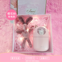Cute pet humidifier creative cute big spray home silent bedroom student dormitory moisturizing hydrating pregnant women baby air purifier large capacity aromatherapy birthday gift car night light