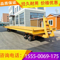 Customized heavy-duty material turnover transport vehicle area dedicated large tonnage handling and transport trailer traction tablet