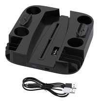 New Deli Sony PS5 Cooling Base National Bank Dual Handle Stand Charging Optical Drive Version Host Radiator with Fan Charging Storage Bracket Wireless Charging Base Peripheral Accessories Black Myth Wukong