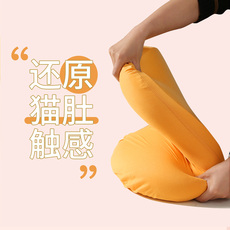 Подушка 枕头记忆棉护颈椎助睡眠猫肚皮枕芯午睡午休单个宿舍学生男夏季小