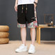 2025新款国潮运动短裤男夏季中国风潮牌五分裤青少年潮流休闲裤子
