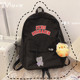 School bag female ins junior high school student trendy brand Japanese American niche large capacity backpack male trendy school bag female college student