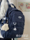 Large capacity junior high school students schoolbags for women ins style Japanese backpack trendy simple and versatile travel backpack