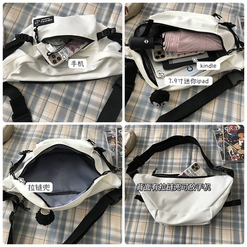 Tide, японская сумка через плечо, нагрудная сумка подходит для мужчин и женщин, скейтборд для велоспорта, универсальная поясная сумка, Южная Корея, в японском стиле, в корейском стиле