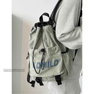 Waterproof Large-Capacity Trendy Sports-Style Travel Bag School Bag for Female High School Students, College Students, Junior High School Students, Hiking Backpack