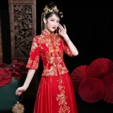 Зимний традиционный свадебный наряд Сюхэ, свадебное платье, вечернее платье для беременных, 2023, большой размер