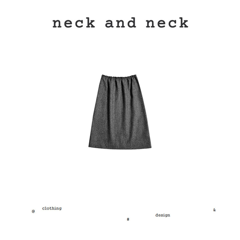 【Neck and Neck】“Sunset Glow”2026 Autumn New Style Lace Elastic Waist A-Line Skirt for Women 【Neck and Neck】“Sunset Glow”2026 Autumn New Style Lace Elastic Waist A-Line Skirt for Women