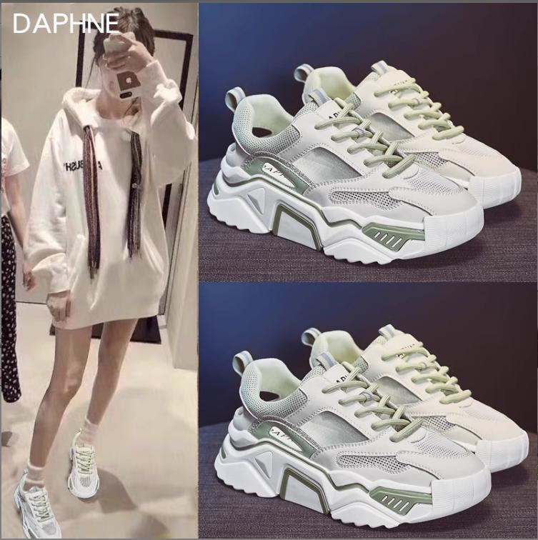 Daphne/达芙妮春夏厚底休闲老爹鞋2024新款舒适增高鞋镂空凉鞋女 Изображение 1