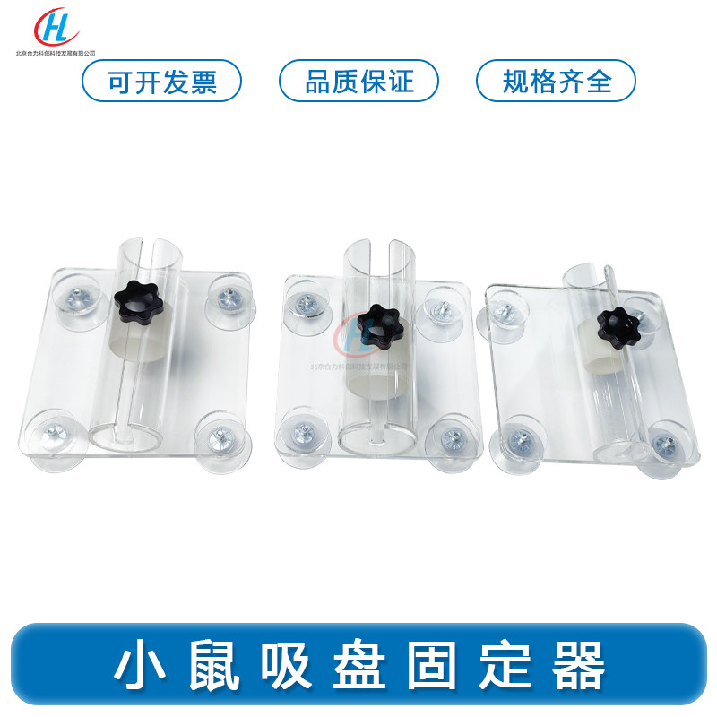 吸盘式单筒小鼠固定器小鼠尾静脉注射实验透明亚克力材质