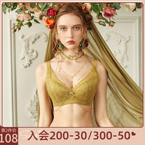 Big Code Underwear Woman Fat Mm Shrink Chest Thin all cups bra collection Breast Poly-proof Drooping Big Chest small bra