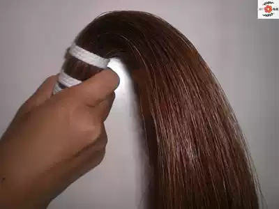 Violin bow hair horsetail hair real hair craft gift decoration piano tail weaving brush dust lining embroidery Viola piano tail brush dust