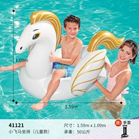 Детская летающая лошадь крепление+ручная насос