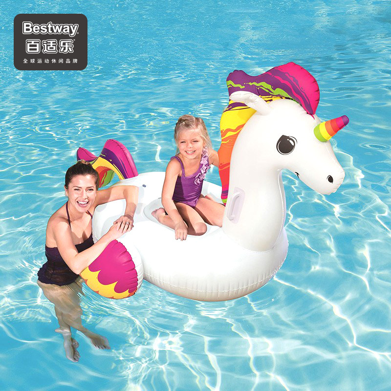 Bestway Flamingo Swimming Circle inflatable ride for adult unicorn water inflatable toys