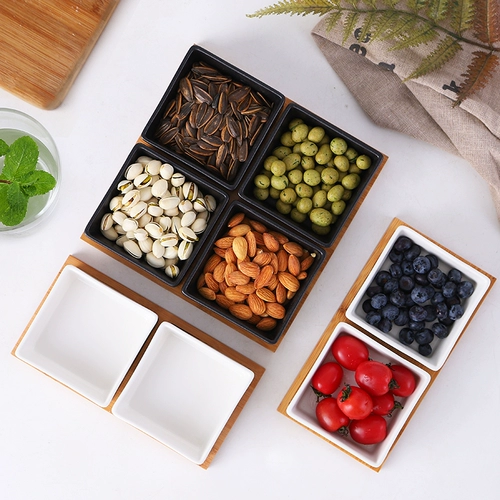 Керамическая сушеновая фруктовая тарелка дивизии сетка северная гостиная