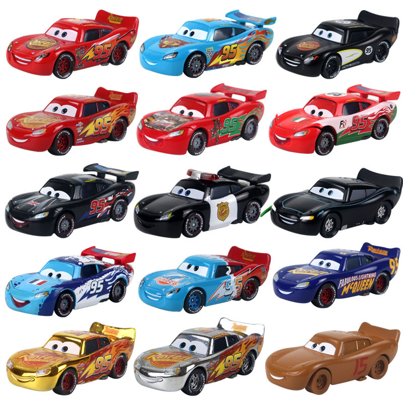 Two Pieces with Free Shipping: Cars Toy Alloy Cars, Lightning Mcqueen, Rustbuster, Lightning, and 50 Mcqueen Series Models