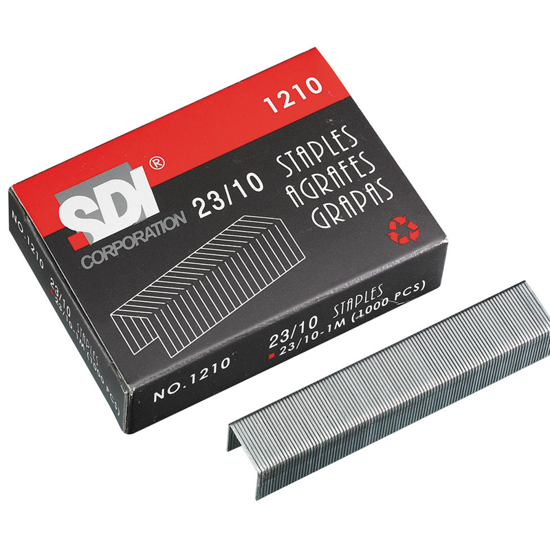 Taiwan hand 1210 staples gravity type 1000 piece 1 box staples for office hardware binding nails 23 10 can be nailed 70 pages a variety of specifications staples unified type thickened type