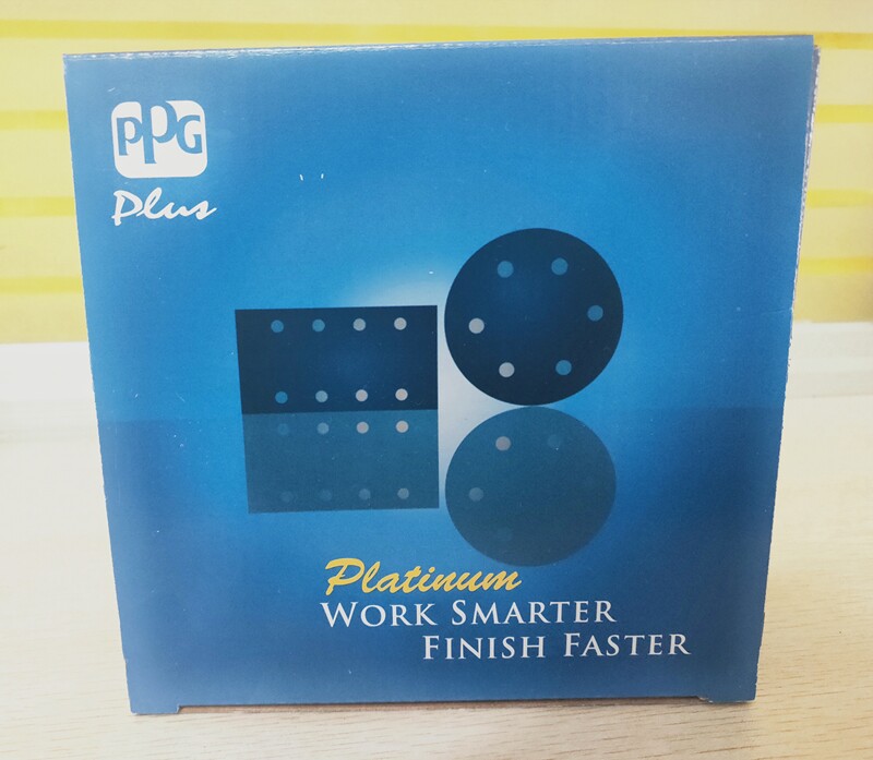 PPG ace dry sandpaper 6 inch 15 hole red imported sander sandpaper wet and dry 3310 model