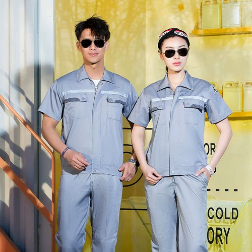 Антистатический комбинезон подходит для мужчин и женщин, летний тонкий светоотражающий лонгслив для работы