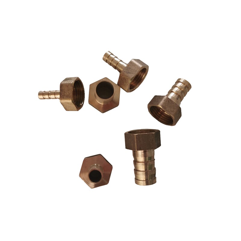 Straight through copper inner silk pagoda joint 4 sub-adapter 4 to turn 68101216 mm