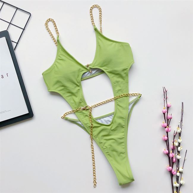 Bikini hở lưng sexy phong cách Âu Mỹ trong chuỗi thời trang mới áo tắm một mảnh thời trang nữ - Bộ đồ bơi One Piece