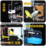 饲养箱大的套餐牡丹鸟笼虎皮别墅透明鹦鹉孵化箱用品亚克力鸟笼