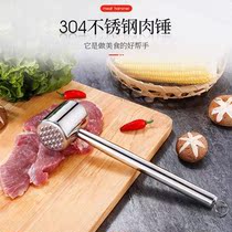  Button Meat Ziledine Finish Warm Uber 316 Stainless Steel Knockout Hammer Meat Hammer Meat Hammer Large Row Hammer Meat Tool Pine Meat Tender Meat