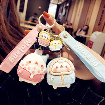 Korean cartoon cute doll keychain pendant schoolbag ornaments doll gift girl practical birthday