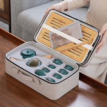 Purple Sand Portable Travel Kung Fu Small Tea Set Package Containing Home Day Style Tea Outdoor Gift Custom Logo