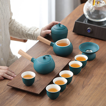 Qi Friends Black Tao Side The Kettle Kung Fu Tea Suit Home Brief Water Storage Type Dry Tea Tea Cup Tea Sea Ceramics