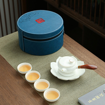 Chine Side Make Pot Express Guest Cup Portable Travel Tea Set Portable Bag Outdoor Briefing Tea Set Custom Logo