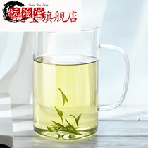 Booze cup glass teahouse cup large capacity intuitive office heat-resistant transparent Tea Cup special water cup with lid