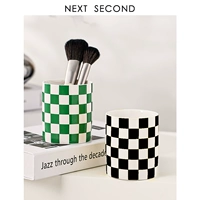 下一秒 Керамическая расческа, настольная система хранения, шахматы, держатель для ручек, кисть, карандаш для бровей, легкий роскошный стиль