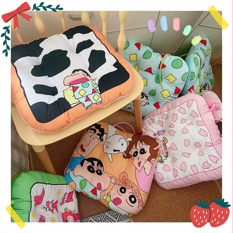 Craypen Small New Cushion Stool Chair Butt Fart Cushion Dining Chair Cushion Student Classroom Dedicated Long Seat Cushion Cute Winter Style