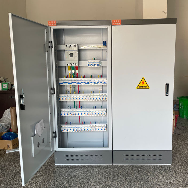 Low voltage customized distribution box complete set of GGD cabinet factory double power box fan control cabinet xl-21 floor switch cabinet