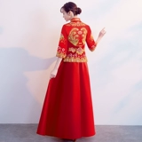 Традиционный свадебный наряд Сюхэ, свадебное платье, 2020, по фигуре