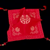 Красный аксессуар для волос для невесты, китайский стиль, с вышивкой, 2020