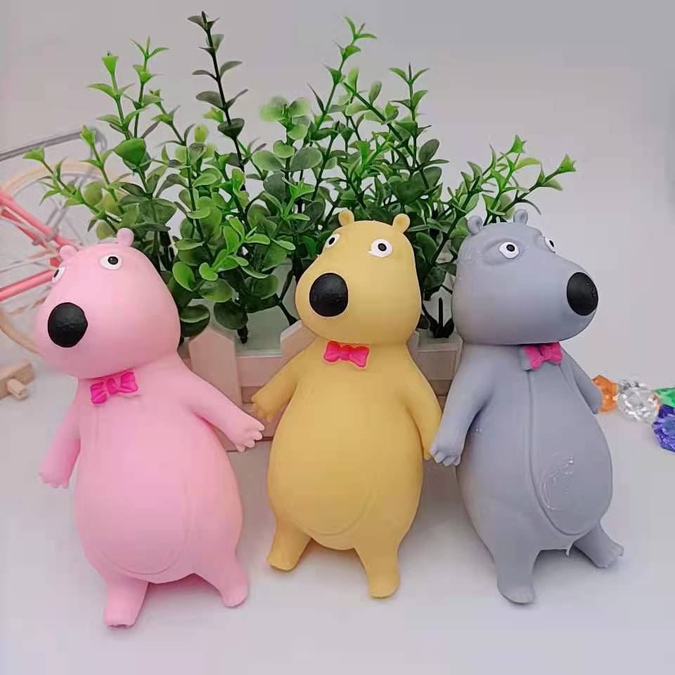 New Pinch of Pinch Flour Bear Cute Decompression Outlet Theorizer Slow Rebound Cute Decompression Cartoon Children's Toys