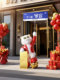 Zhaocai Cat landing large ornaments company store welcomes guests Zhaocai Cat gives friends a gift for opening