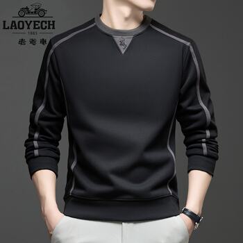 Classic car sweatshirt for men fall 2025 new