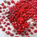 【Красный гуа】 китайский стиль красный керамический из бисера