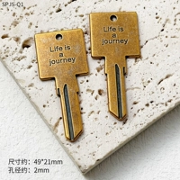 [Новый кулон Guqing* с квадратным ключом] 1 шт.