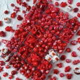 【Красный гуа】 китайский стиль красный керамический из бисера